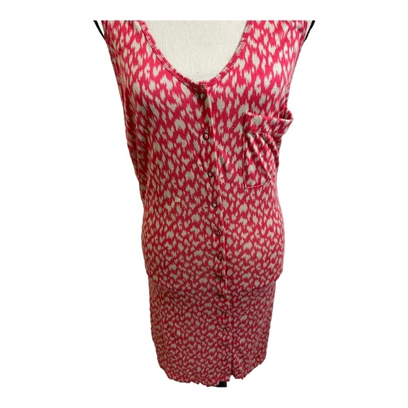 Rachel Rachel Roy womens dress snap front buttons and tie back sash large - Picture 2 of 11